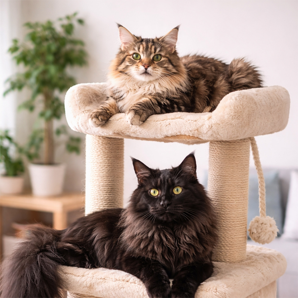 Kratzbaum mit coonies